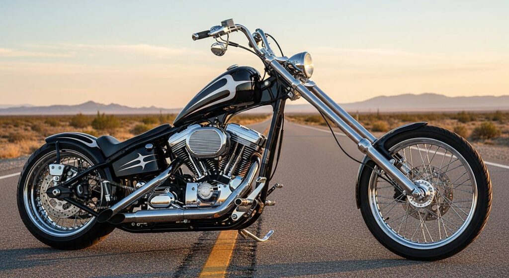 サンダーロードを駆ける：極上ハーレーチョッパーカスタムの作り方
