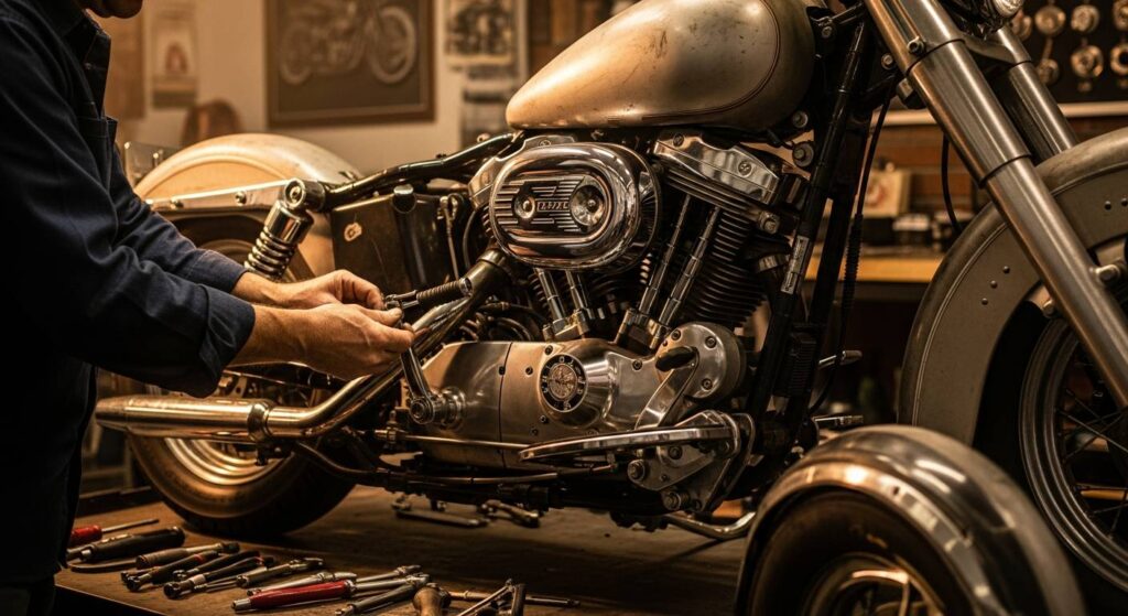 旧車ハーレーレストア日記〜カスタム修理で味わう至福の時間と成功体験