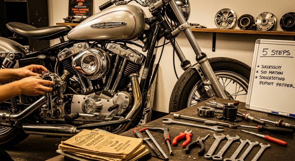 旧車ハーレーのカスタム修理で挫折しないための5つのステップと成功事例