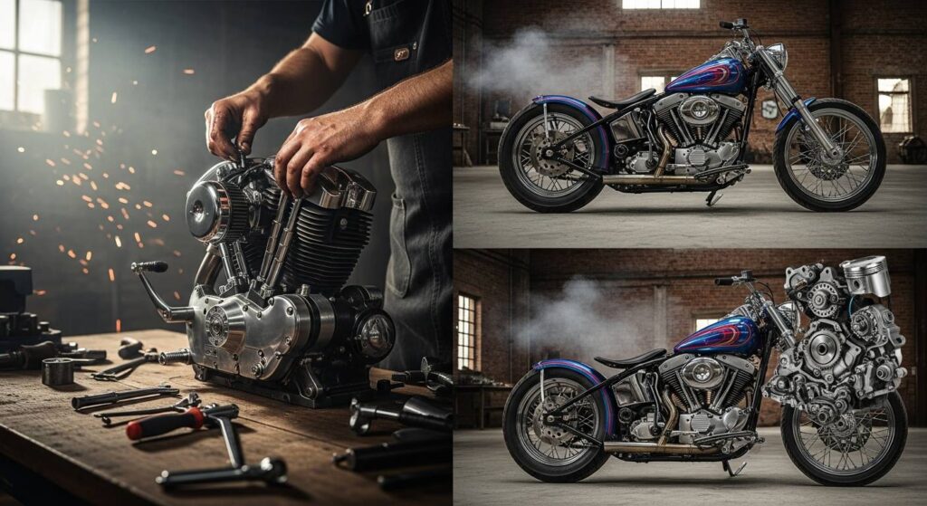 伝説のハーレーモデルを蘇らせる！マニアックなカスタム修理事例集