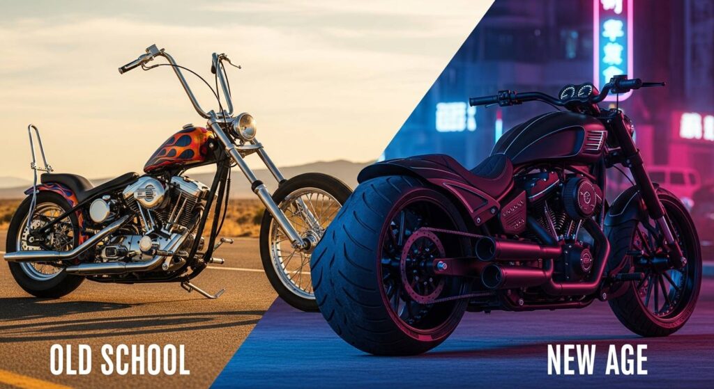 オールドスクールからニューエイジまで:進化するハーレーチョッパーカスタム