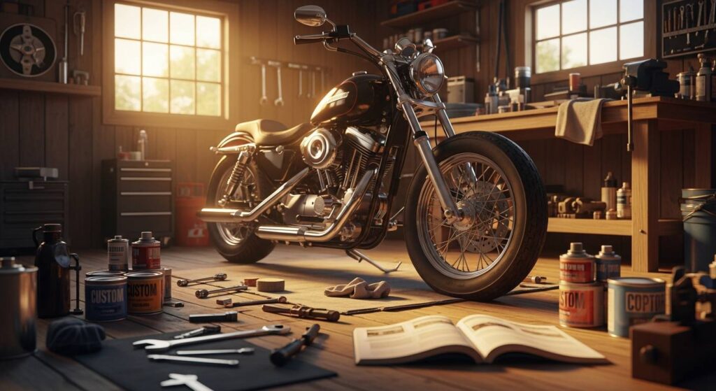 憧れの旧車ハーレーを自分色に！初心者でもできるカスタム修理入門