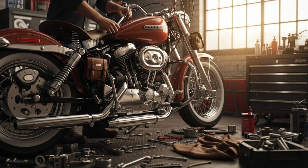 【2026年最新】旧車ハーレーを一生乗るための修理＆メンテナンス完全ガイド